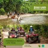 Tour combo tour en caballo + ATV en la Sierra Madre, Puerto Vallarta, $150 USD