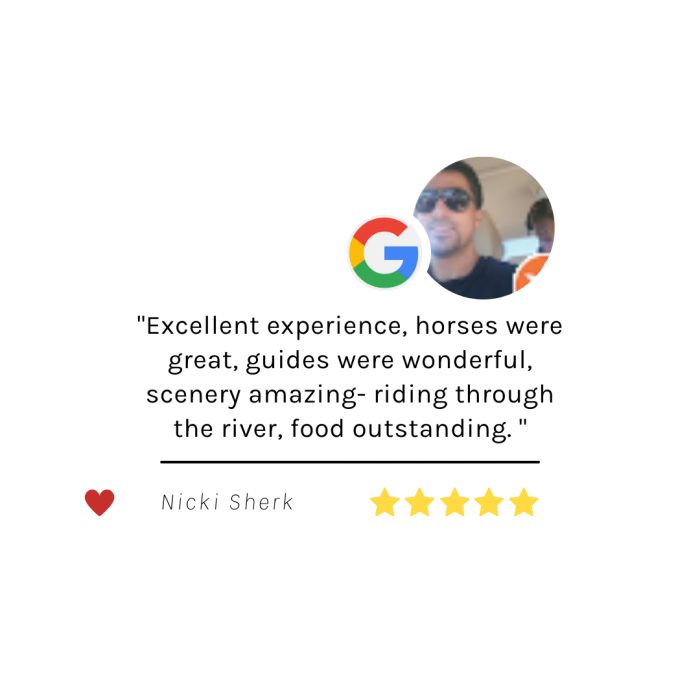 Google review of Rancho Capomo Tours #1